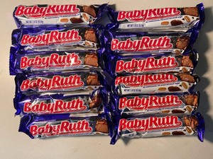 AK 2 - Baby Ruth Chocolate Peanut Candy Bars (Lot of 12)