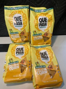 PA 2 - Que Pasa Organic Yellow Corn Tortilla Chips (Lot of 4)