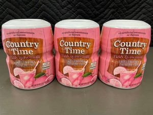 SC 2 - Country Time Pink Lemonade Drink Mix 19 oz - 3 Pack (Best by Jul 2025)