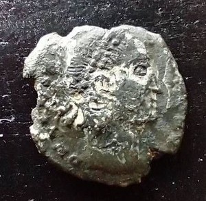 Ancient 4th Century Roman Coin