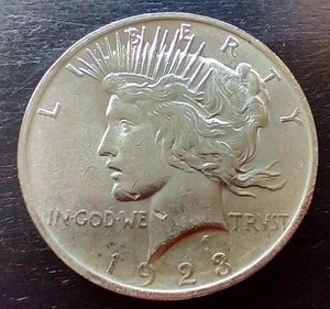 1923 Peace Dollar