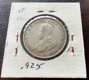 1918 British West Africa Silver 2 Shillings
