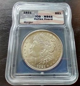 1921 Morgan Dollar - ICG MS65