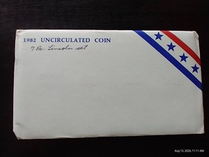 1982 Uncirculated Pennies - (7) Variants