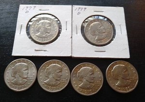 (6) Susan B Anthony Dollars