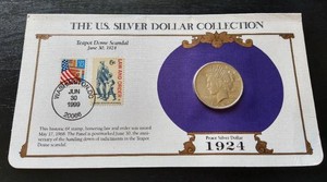 1924 Peace Dollar in First Day Cover