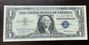 1957 Silver Certificate $1 Note