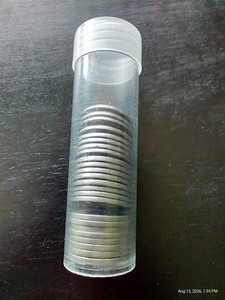 Partial Tube of Liberty V Nickels