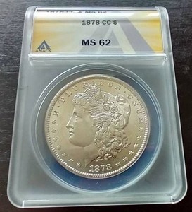 1878-CC Morgan Dollar - ANACS MS62