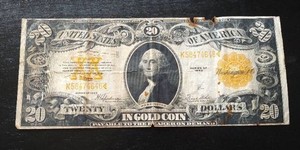 Awesome 1922 $20 Gold Note - RARE