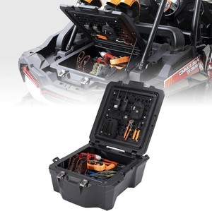 $270 KEMIMOTO Rear Box Section Storage Container Compatible with 2014-2023 RZR  XP1000  XP4 1000,100L (26.4 Gallons) Cargo Bed Box, Equipped with a Tactical Panel ,Year2014-2023