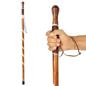 Vive Carved Wooden Walking Stick, 55