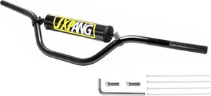 78 Inch 22mm Dirt Bike Handlebars 6063-T6 Aluminum,Compatible Pit Or Dirt Bike Handlebar With Foam Pad Universal For Motocross Pit Dirt Bike ATV Quad Mini Bike CRF YZF KXF KLX RMZ (Black)