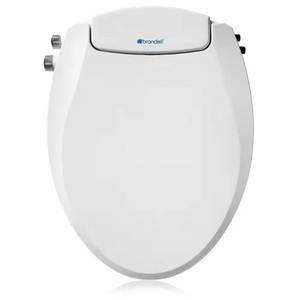 $130 Swash Eco Seat 102 Non-Electric Bidet Seat for Elongated Toilets with Warm Water Washes in White