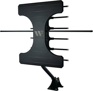 $150 Winegard Elite 7550 Outdoor HDTV Antenna - Embedded Ultra-Low Noise Amplifier - 70 Mile VHFUHF Range - Wide Beam - Clear Circuit Technology - NextGen TV Compatible   with Outdoor Mount