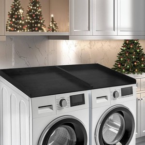 Washer Dryer Countertop, Wooden Laundry Countertop Set of 2 Dark Brown Wood (see last 2 photos)