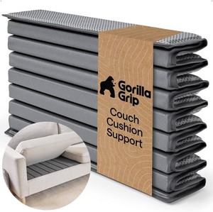 GORILLA GRIP Couch Cushion Support Board for Sagging Loveseats, 24x54 Gray  Heavy Duty Slip Resistant Thick Boards Add Strong Seat Supports for Couch, Replacement Stuffing Firmer Couches Accessories