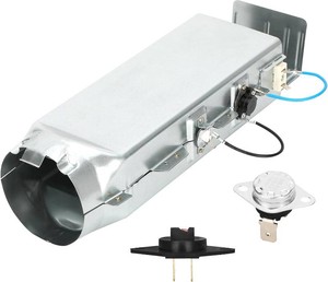 DC97-14486A Dryer Heating Element with Upgrade OEM DC96-00887A  Fit for Samsung Dryer dv45h7000ewa2 dve50r5400va3,Replace DC97-14486D AP4342351 (with DC32-00007A DC47-00016A)