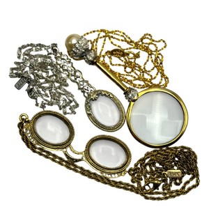 Vintage Magnifying Glass Pendant Necklace Collection