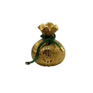 Bob Mackie 30 Years of Fashion Jeweled Money Bag Trinket Box