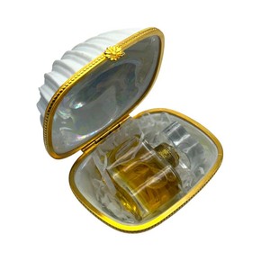 Este Lauder White Linen Perfume .25 Fl. Oz. with Mother-of-Pearl Shell Presentation Case