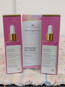 Set of 2 Soft Serve After Shave Oil & Spascriptions Hydrating Gel Cream