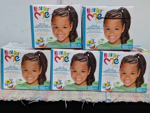 5 Just For Me, No-Lye Conditioning Creme Relaxer Kits, Regular