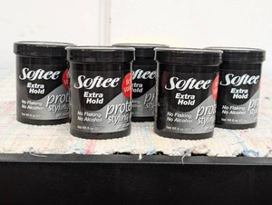 Set of 5 Softee Extra Hold Protein Styling Gel