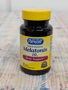 Large Lot of Rexall Quick Dissolve Melatonin 10MG