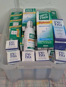Large Lot of Eye Disinfecting Solution