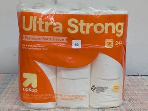18 Pack Ultra Strong Premium Bath Tissue by Up&up