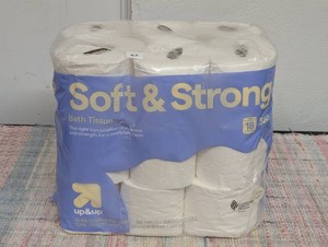 18 Rolls Soft and Strong Bath Tissue by Up&Up