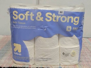 18 Rolls Soft and Strong Bath Tissue by Up&Up
