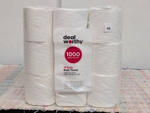 Deal Worthy Brand 18 Rolls of Bath Tissue