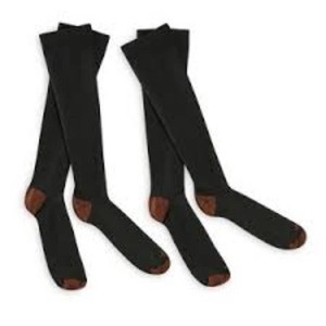 Tommie Copper Sport Compression Knee High Socks 2pk - LXL Leg Support, Microfiber