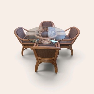 contemporary dining room table with 4 chairs