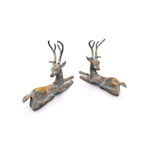 2 Decorative Metal Figures