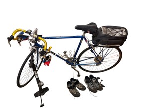 Trek USA Lightweight RoadRacing Bicycle with Pump, Cycling Shoes and Accessories - valued at $350.00