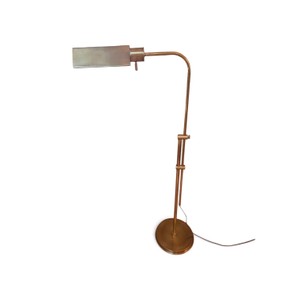 1970 Frederick Cooper Brass Bankers Style Adjustable Floor Lamp Valued at $950