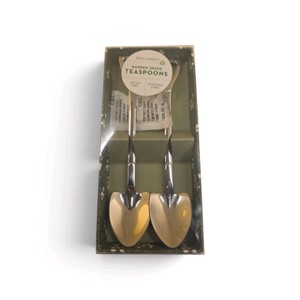 Twos Company Garden Spade Teaspoons (Set of 2)