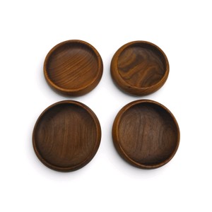 Set of 4 Teak Bowls