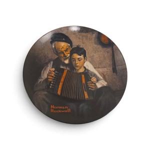 Norman Rockwell Collectors Plate with Stand