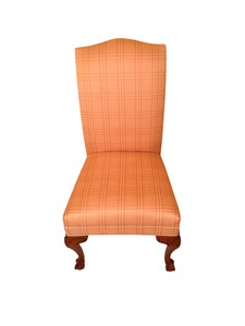 Ethan Allen High-Back Upholstered Queen Anne Accent Chair - Valued around $200