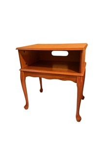 Powell Traditional Wood End Table with Open Shelf  24 x 16 x 26