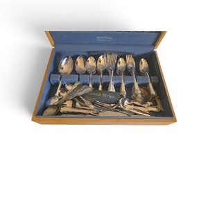 Vintage Silverware Set in Case