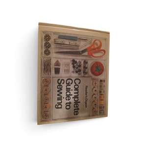 Vintage Sewing Kit Loaded and Readers Digest Complete Guide to Sewing Book