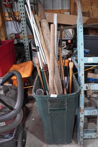 Assorted Axes and Brooms