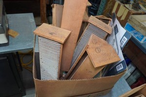 Wood Framed Slotted Organizers