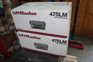 2 LiftMaster 475M Battery Backup Units