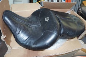 Leather Two-Up Harley Davidson Motorcycle Seat